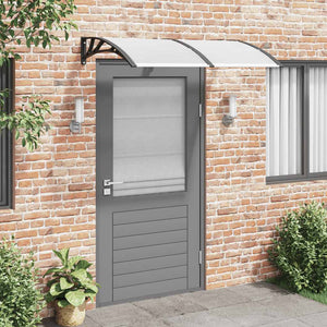 Vidaxl deurluifel 150x100 cm polycarbonaat zwart