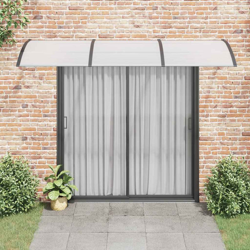 Load image into Gallery viewer, Vidaxl deurluifel 300x100 cm polycarbonaat zwart
