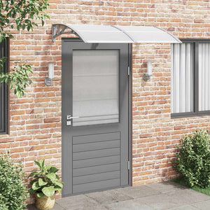 Vidaxl deurluifel 150x100 cm polycarbonaat grijs
