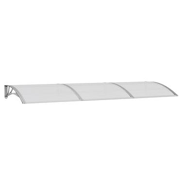 Vidaxl deurluifel 300x100 cm polycarbonaat grijs
