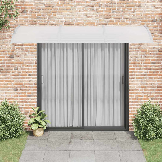 Vidaxl deurluifel 300x100 cm polycarbonaat grijs
