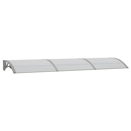 Vidaxl deurluifel 300x75 cm polycarbonaat grijs