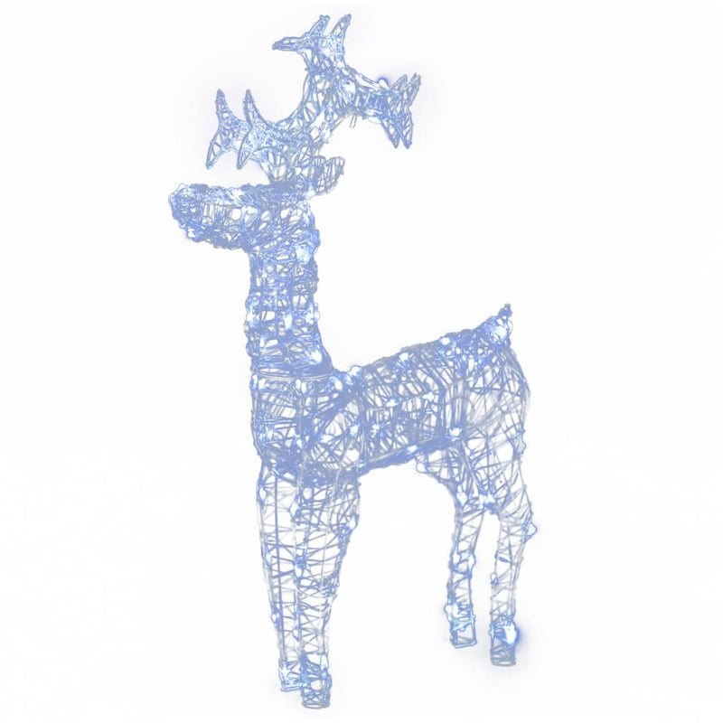 ギャラリービューアに画像をロードする, Vidaxl kerstversiering rendier 3 st 60x16x100 cm acryl
