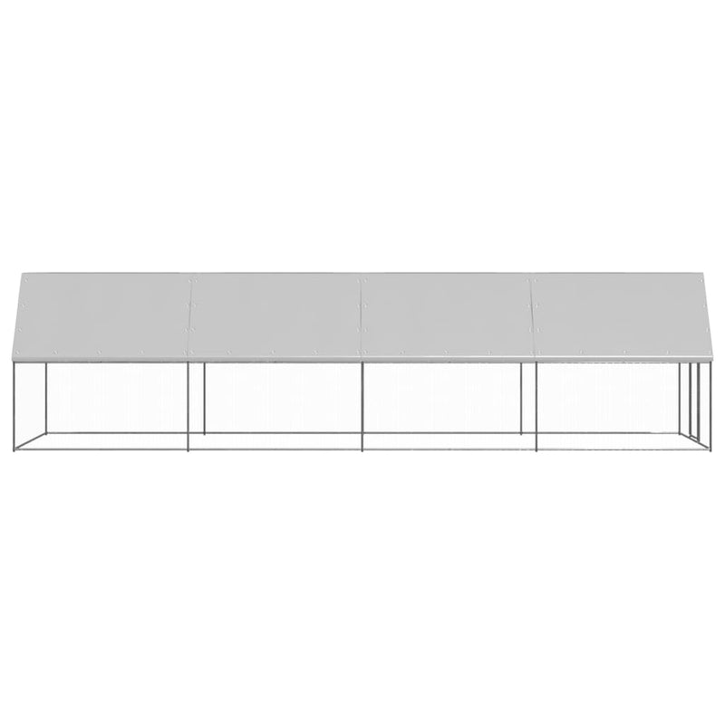 Load image into Gallery viewer, VidaXL Buitenhok voor kippen 2x8x2 m gegalvaniseerd staal
