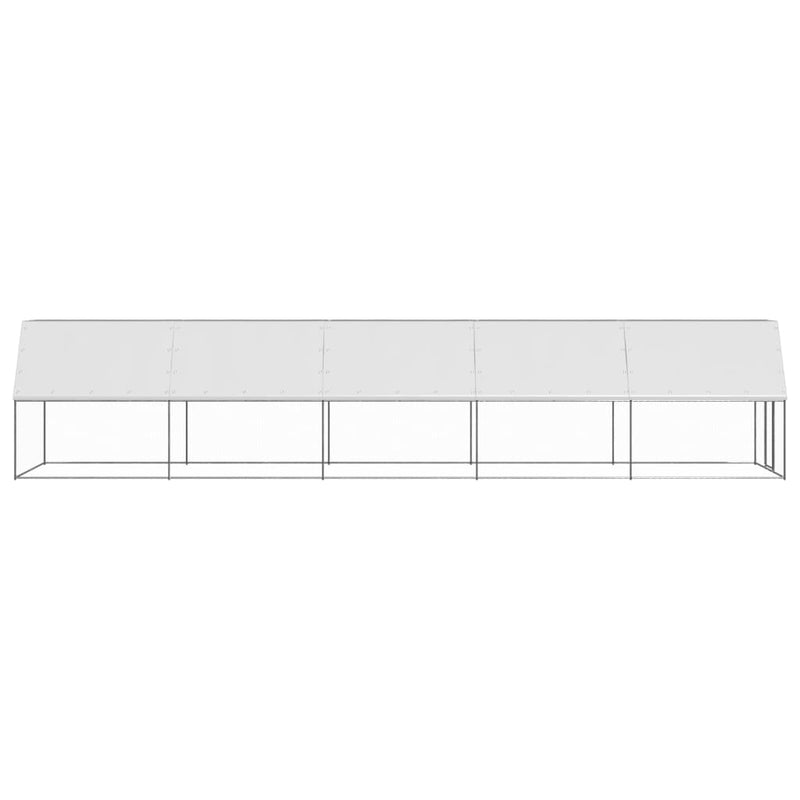 Load image into Gallery viewer, VidaXL Buitenhok voor kippen 2x10x2 m gegalvaniseerd staal
