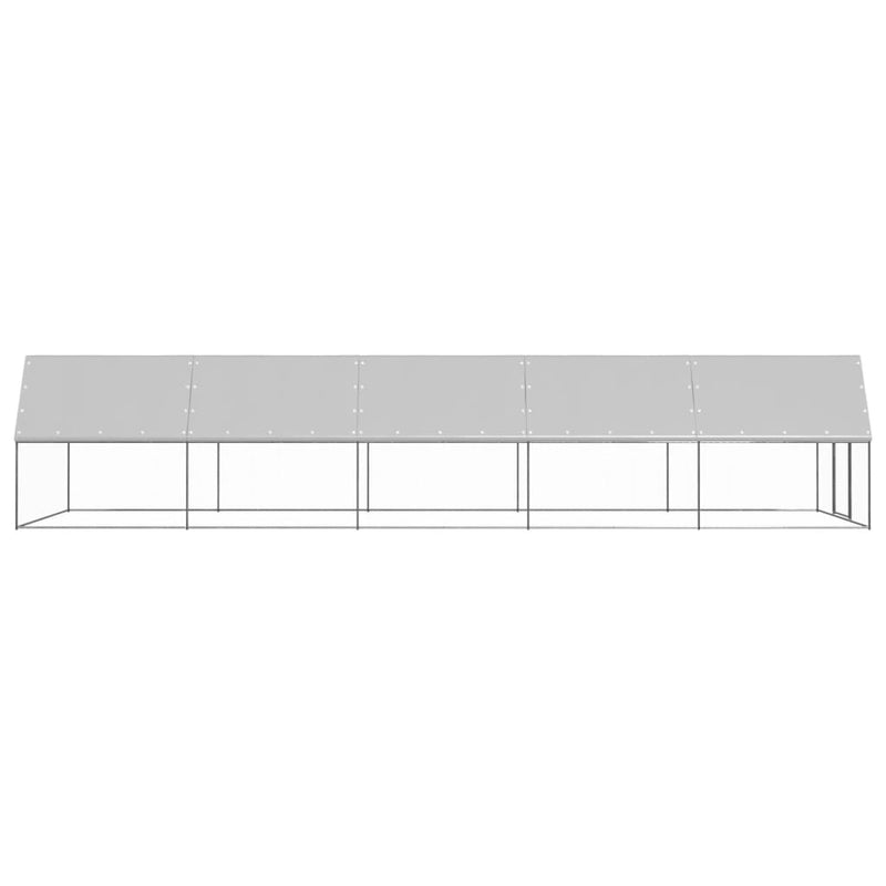 Load image into Gallery viewer, VidaXL Buitenhok voor kippen 3x10x2 m gegalvaniseerd staal
