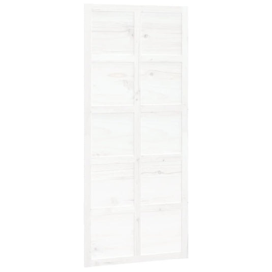 VidaXL Schuifdeur 90x1,8x214 cm massief grenenhout wit