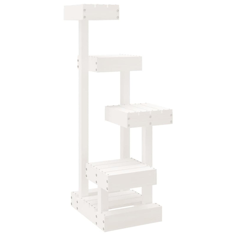 Load image into Gallery viewer, Vidaxl kattenmeubel 45,5x49x103 cm massief grenenhout wit
