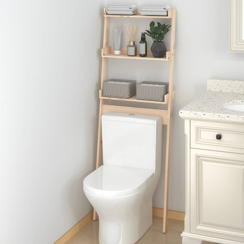 Load image into Gallery viewer, Vidaxl toiletrek 63,5x32x179 cm massief grenenhout
