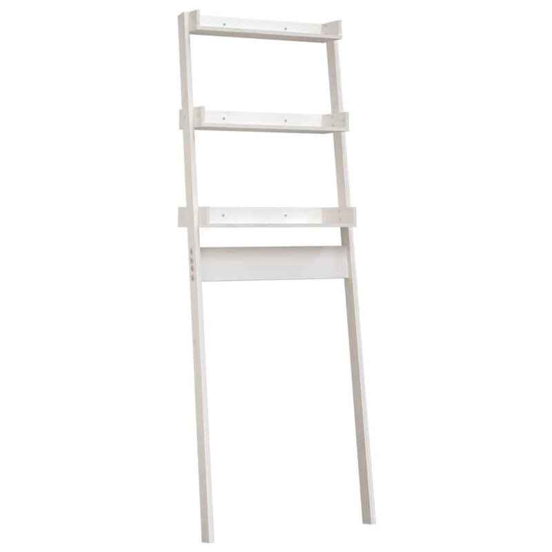 Load image into Gallery viewer, Vidaxl toiletrek 63,5x32x179 cm massief grenenhout wit
