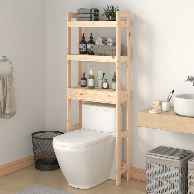 Load image into Gallery viewer, Vidaxl toiletrek 63x26x171 cm massief grenenhout
