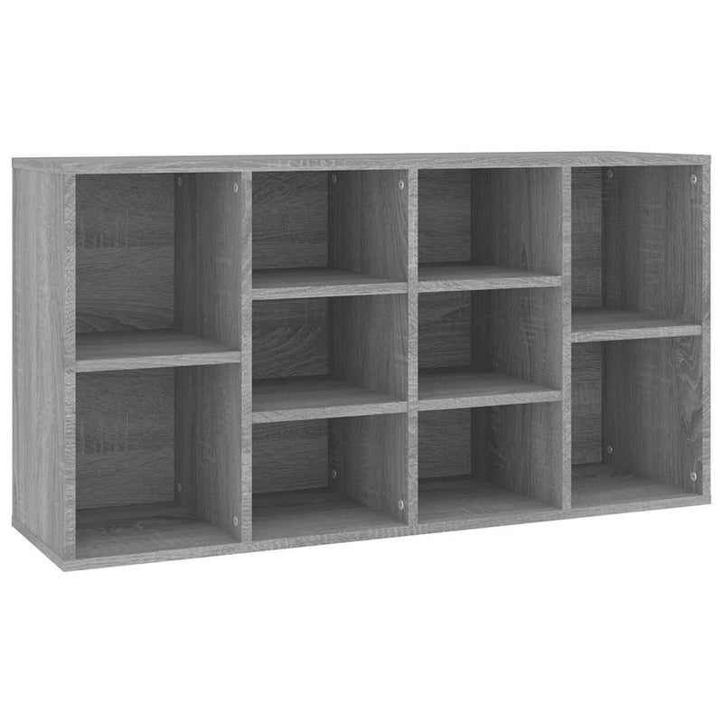 ギャラリービューアに画像をロードする, Vidaxl schoenenbank 103x30x55 cm bewerkt hout grijs sonoma eiken
