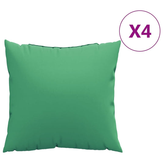 Vidaxl bankkussens 4 st 40x40 cm stof groen