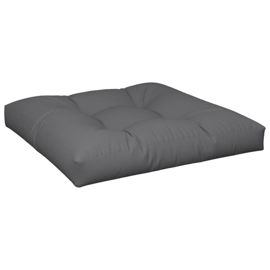Vidaxl palletkussen 80x80x12 cm stof antracietkleurig