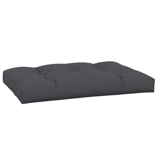 Vidaxl palletkussen 120x80x12 cm stof antracietkleurig