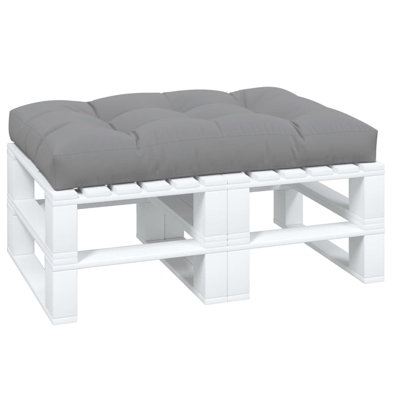 Cargue la imagen en el visor de la galería, Vidaxl palletkussen 120x80x12 cm stof grijs
