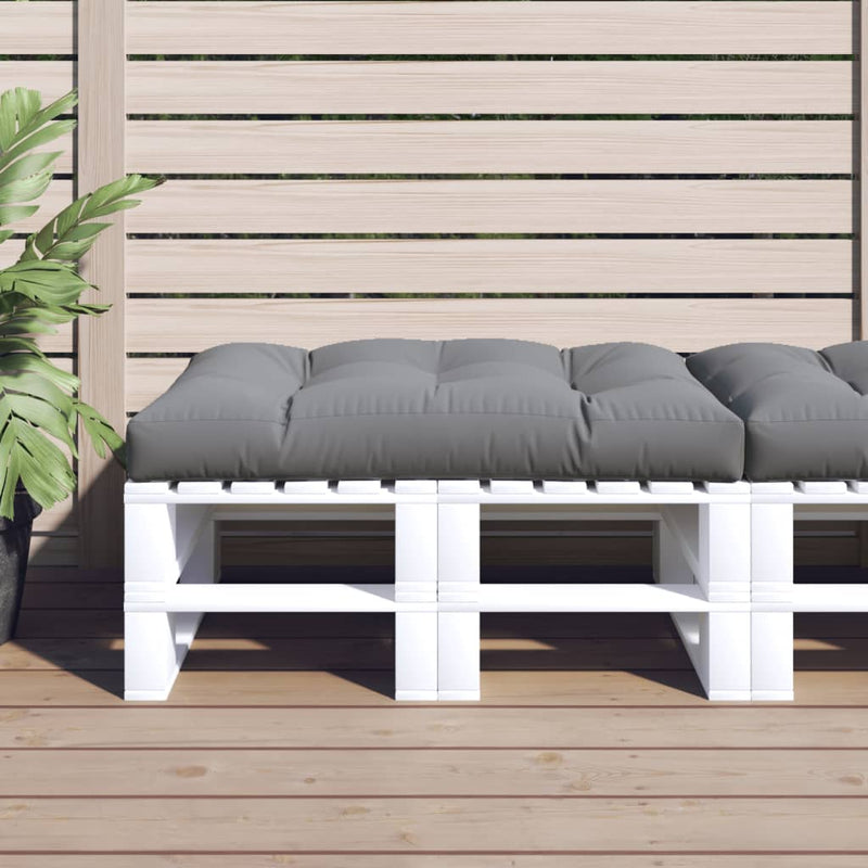 Cargue la imagen en el visor de la galería, Vidaxl palletkussen 120x80x12 cm stof grijs
