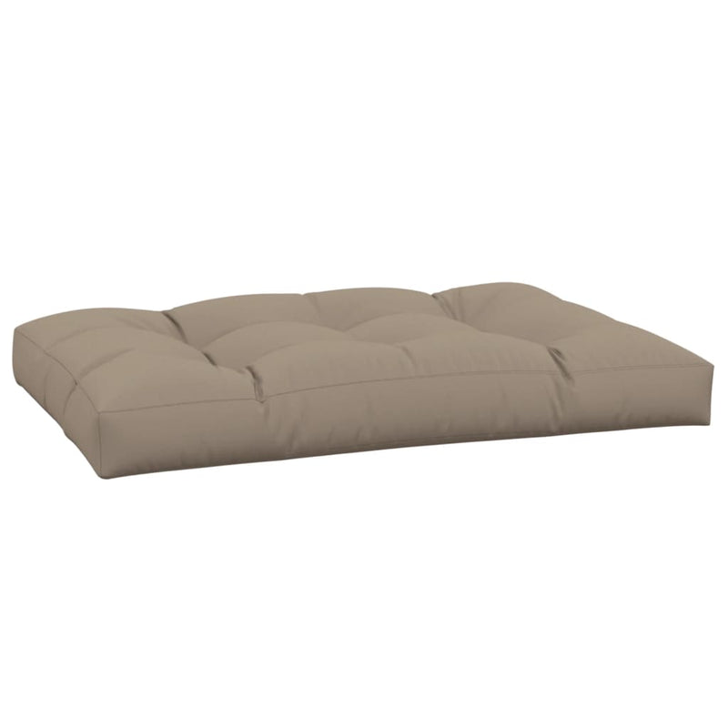 Afbeelding laden in galerijviewer, Vidaxl palletkussen 120x80x12 cm stof taupe
