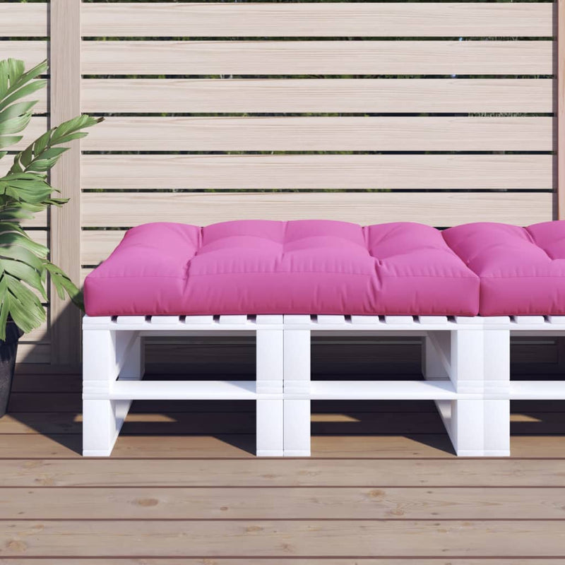 Load image into Gallery viewer, Vidaxl palletkussen 120x80x12 cm stof roze
