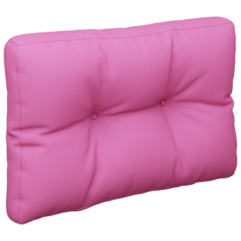 Afbeelding laden in galerijviewer, Vidaxl palletkussen 50x40x12 cm stof roze
