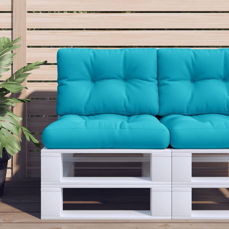 Load image into Gallery viewer, Vidaxl palletkussen 50x40x12 cm stof turquoise
