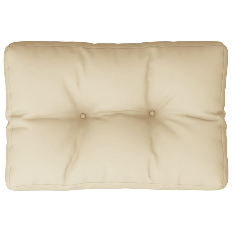 Load image into Gallery viewer, Vidaxl palletkussen 60x40x12 cm stof beige
