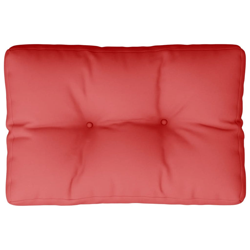 Afbeelding laden in galerijviewer, Vidaxl palletkussen 60x40x12 cm stof rood

