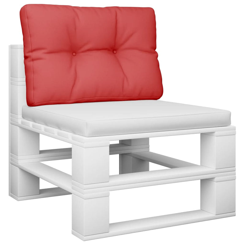 Afbeelding laden in galerijviewer, Vidaxl palletkussen 60x40x12 cm stof rood
