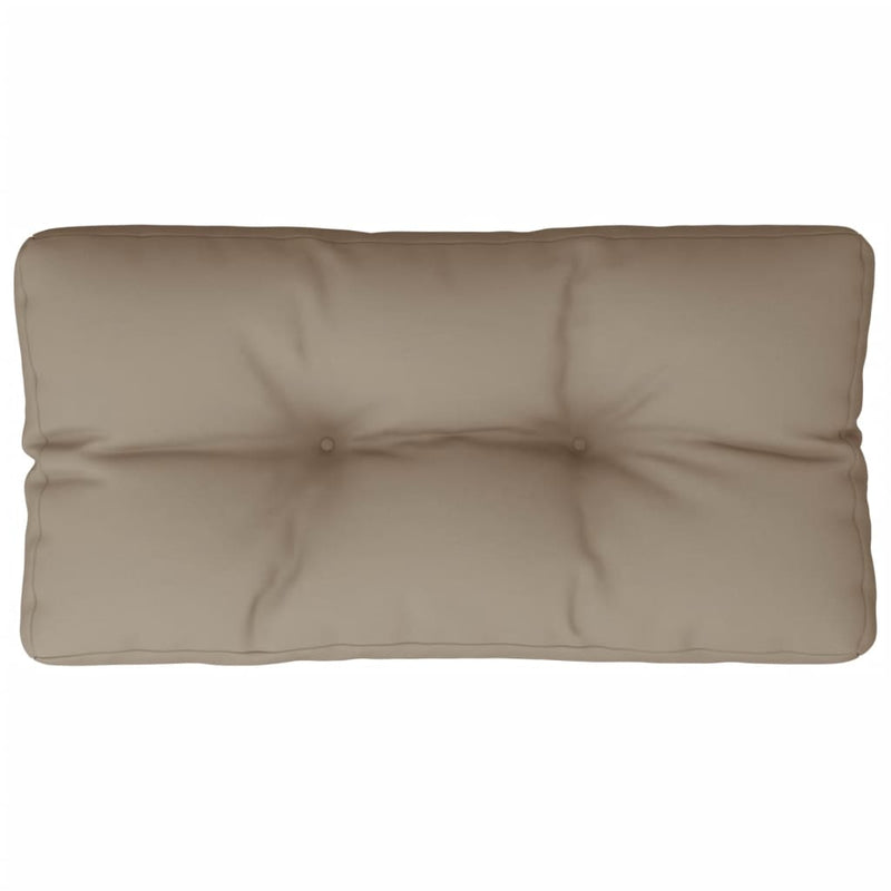 Afbeelding laden in galerijviewer, Vidaxl palletkussen 70x40x12 cm stof taupe
