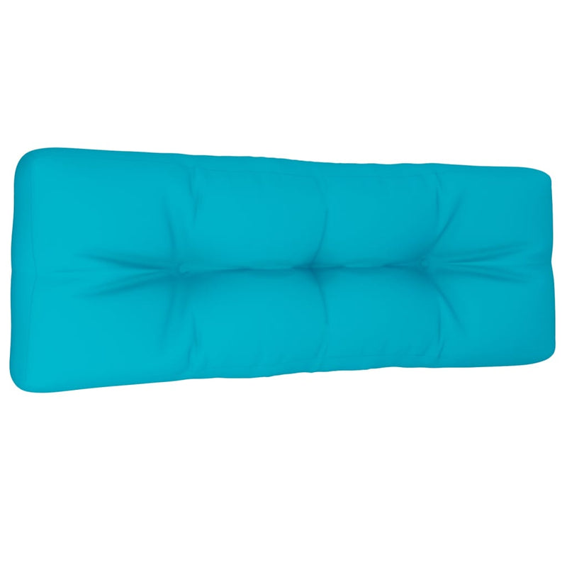 Afbeelding laden in galerijviewer, Vidaxl palletkussen 120x40x12 cm stof turquoise

