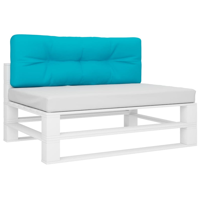 Afbeelding laden in galerijviewer, Vidaxl palletkussen 120x40x12 cm stof turquoise
