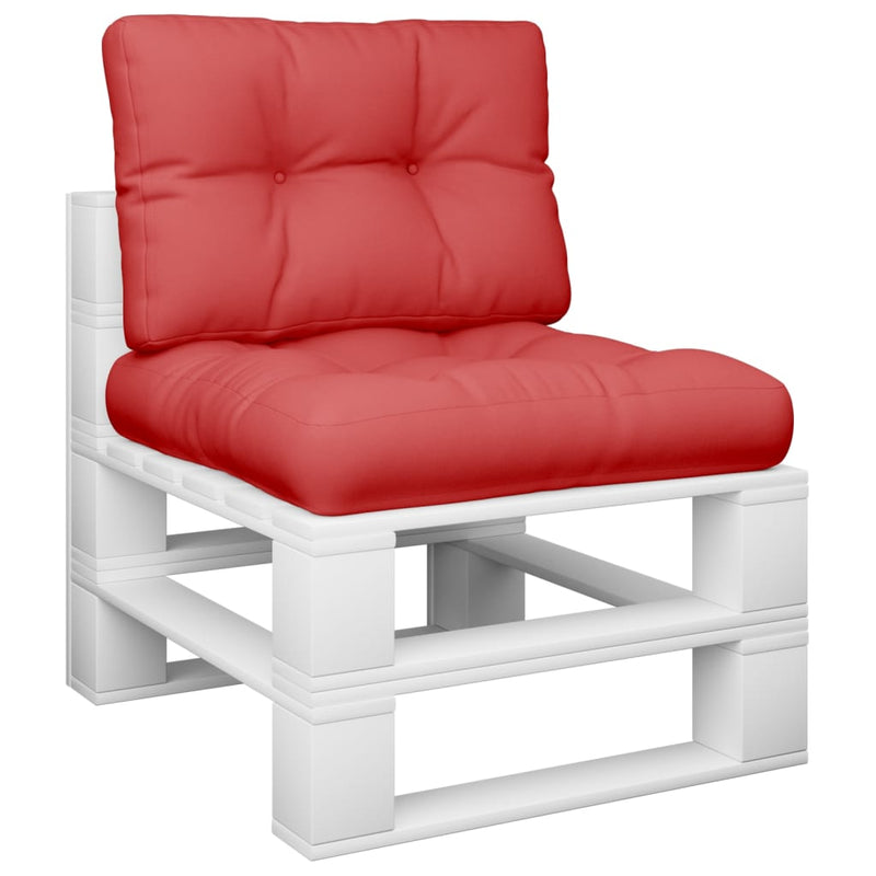 Load image into Gallery viewer, Vidaxl palletkussens 2 st stof rood
