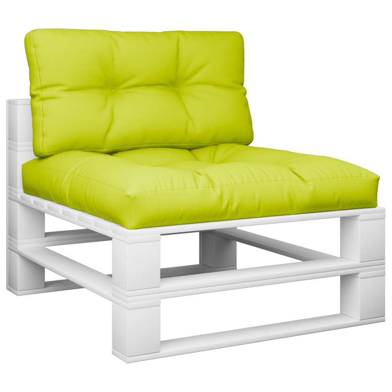 Afbeelding laden in galerijviewer, Vidaxl palletkussens 2 st stof felgroen
