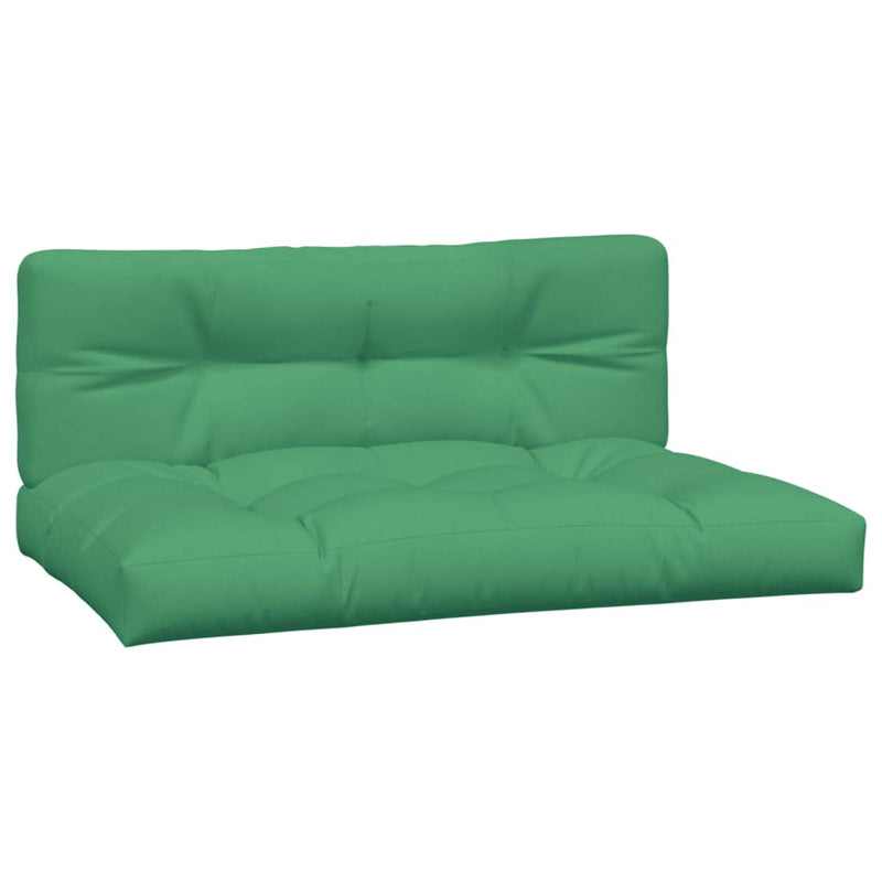 Load image into Gallery viewer, Vidaxl palletkussens 2 st stof groen

