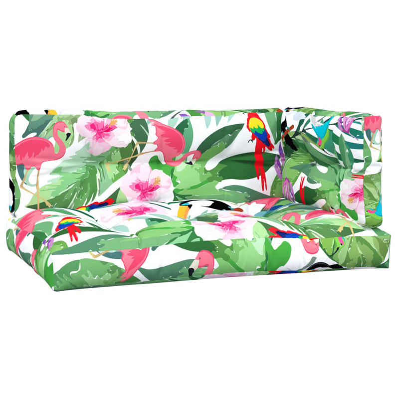 Load image into Gallery viewer, VidaXL Palletkussens 3 st stof  meerkleurig
