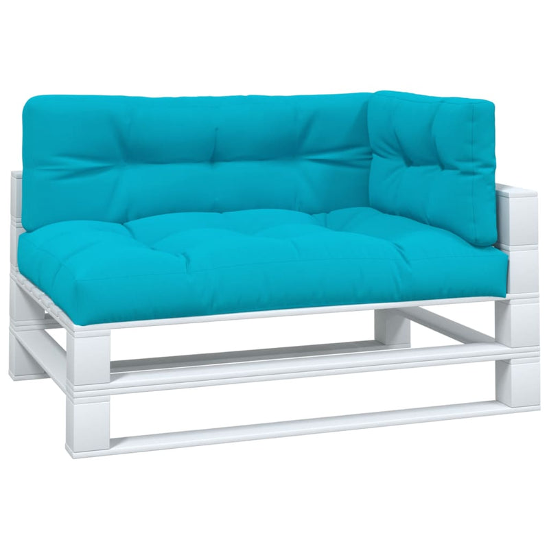 Load image into Gallery viewer, VidaXL Palletkussens 3 st stof  turquoise
