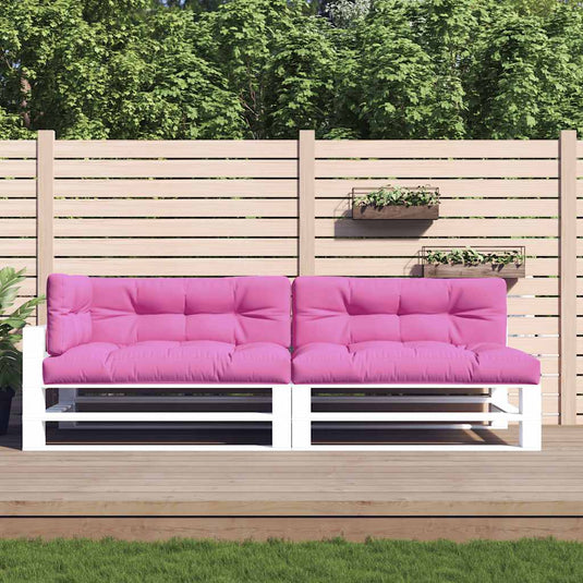Vidaxl palletkussens 5 st stof  roze
