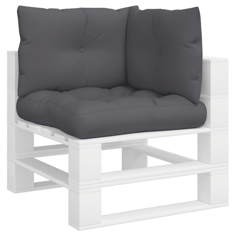 Load image into Gallery viewer, Vidaxl palletkussens 3 st stof antracietkleurig

