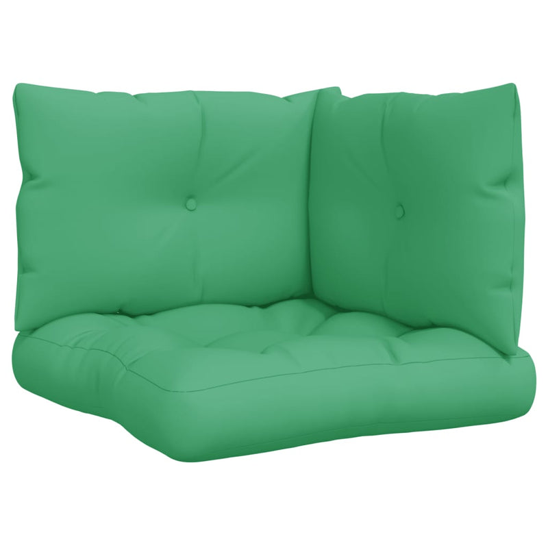ギャラリービューアに画像をロードする, Vidaxl palletkussens 3 st stof groen
