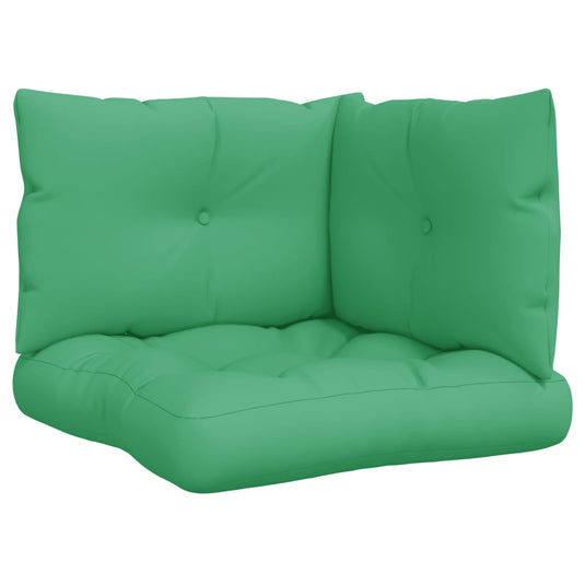 Vidaxl palletkussens 3 st stof groen