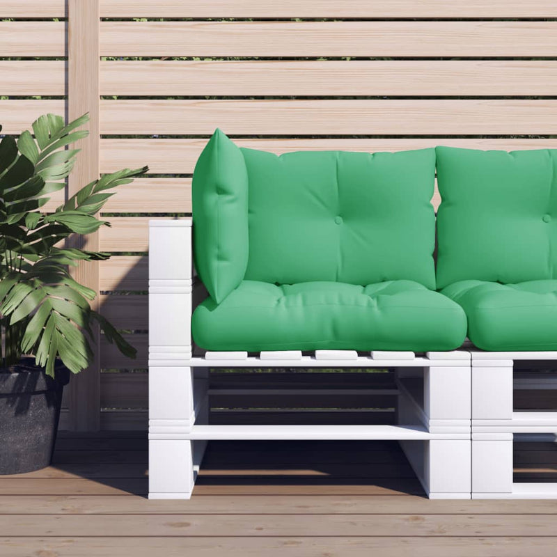 ギャラリービューアに画像をロードする, Vidaxl palletkussens 3 st stof groen
