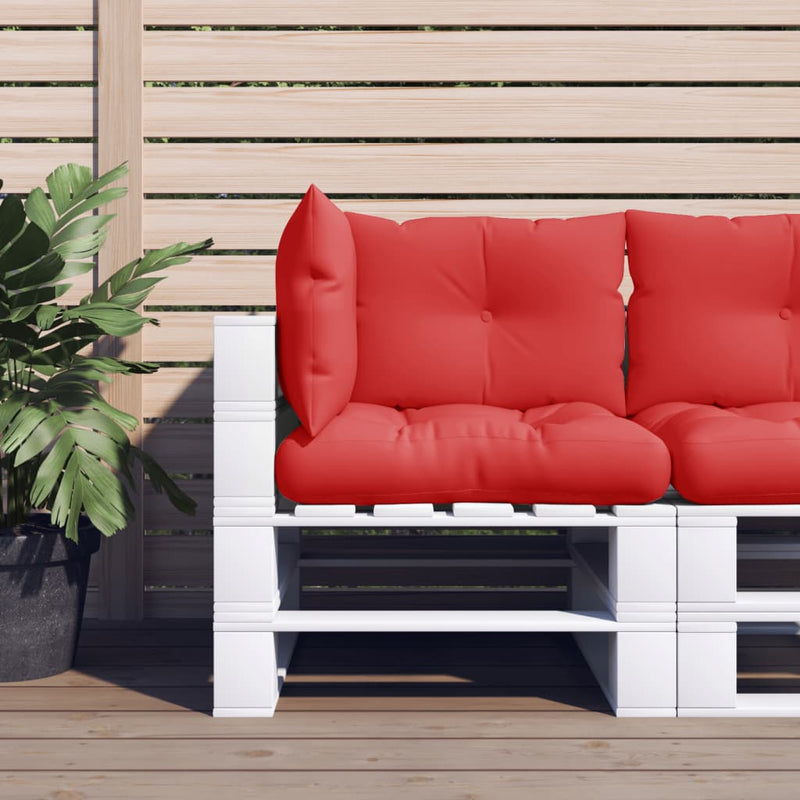 Load image into Gallery viewer, Vidaxl palletkussens 3 st stof rood
