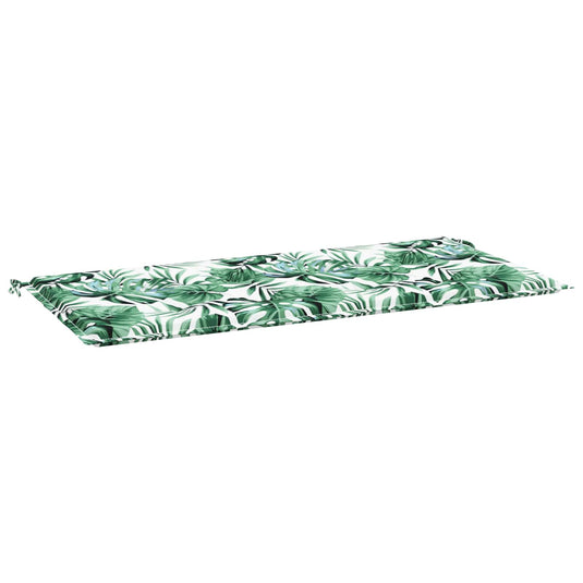 Vidaxl stoel pad blad bladpatroon 100 x 50 x 3 cm oxford stof
