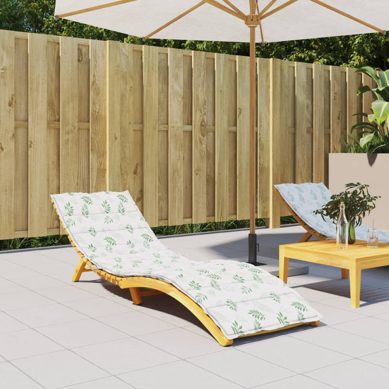Load image into Gallery viewer, VidaXL Ligbedkussen bladpatroon oxford stof
