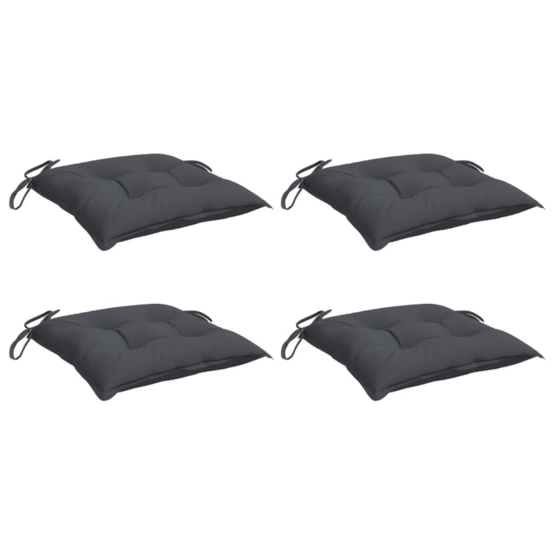 Load image into Gallery viewer, Vidaxl stoelkussens 4 st 50x50x7 cm oxford stof antracietkleurig
