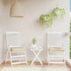 Vidaxl palletkussens 2 st 50x50x7 cm oxford stof beige