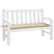 Vidaxl tuinbankkussen 120x50x7 cm oxford stof beige