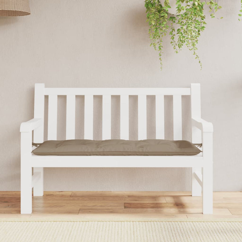 Load image into Gallery viewer, Vidaxl tuinbankkussen 120x50x7 cm oxford stof taupe

