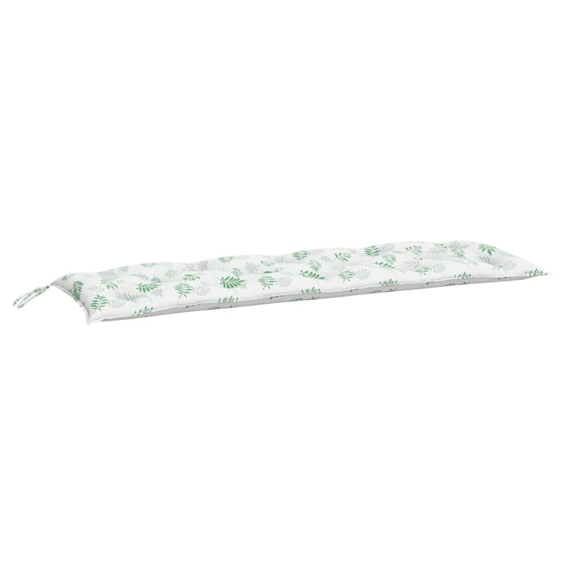 Afbeelding laden in galerijviewer, Vidaxl tuinbankkussen 150x50x7 cm oxford stof bladpatroon
