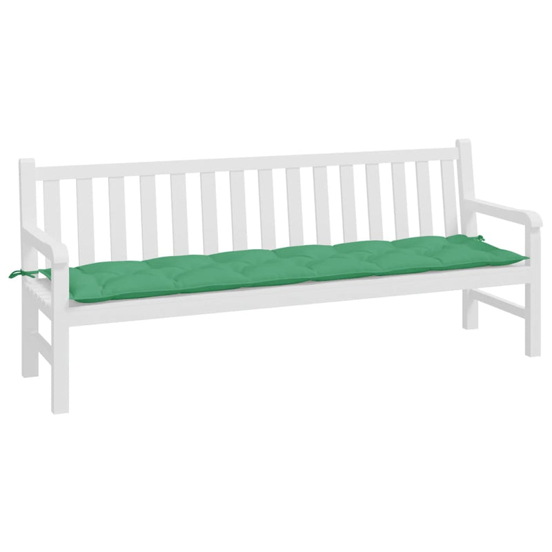 Load image into Gallery viewer, Vidaxl tuinbankkussen 200x50x7 cm stof groen
